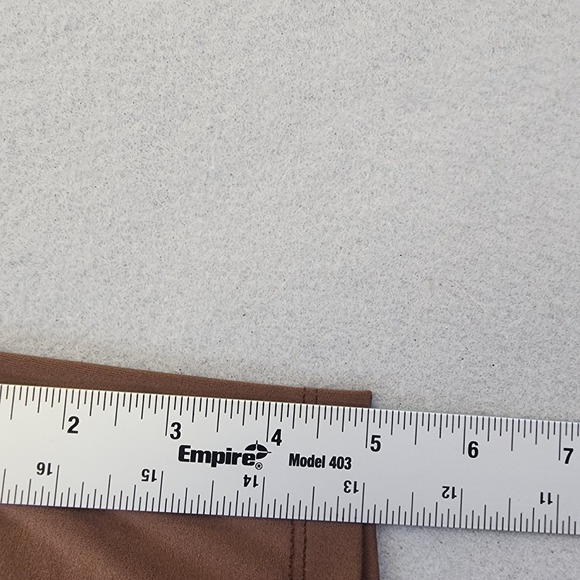 Love Charm Brown Short Sleeve Crewneck Tee Shirt Womens Large NWT 9053JN Stretch - Picture 9 of 9